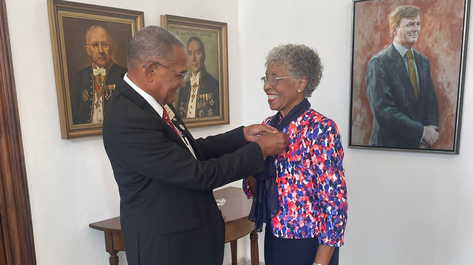 KIWANIS OP BEZOEK BIJ DE GOUVERNEUR KIKO TA PASANDO